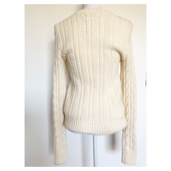 Gilly Hicks Crewneck Cable Knit Sweater - Picture 3 of 4